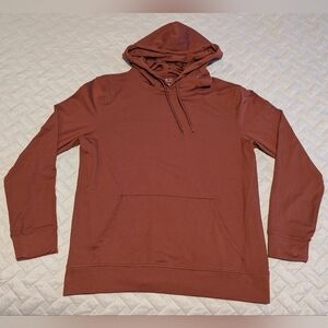 Gilly Hicks Men's Hoodie - Burnt Orange Sz. M Gilly Hicks Recharge Pullover